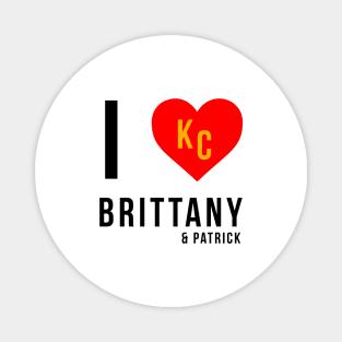 I love Brittany (and Patrick) Kansas City Chiefs Superbowl Champions Magnet